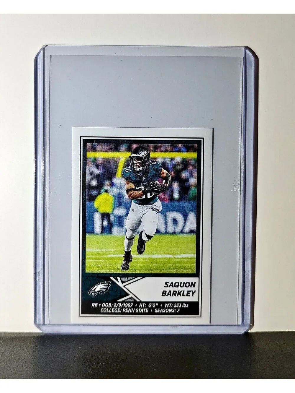 Saquon Barkley 2024 Panini NFL Sticker #332 Philadelphia Eagles